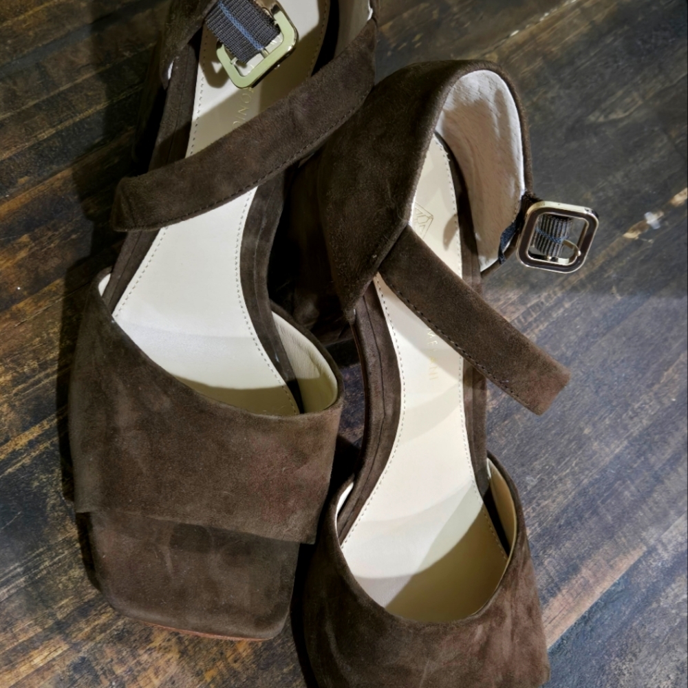 Antonio Melani Chunky Heel Sandal